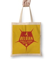 Belgium Penalty School World Football Championship Bez Çanta Uzun Saplı