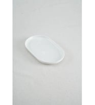Acar Porselen Beyaz Oval Tabak 20x12,5 cm