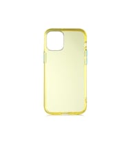 Apple iPhone 12 Pro Max Uyumlu Kılıf Zore Bistro Kapak (Sarı)
