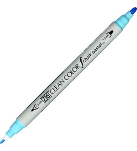 Zig Clean Color f Çift Uçlu Kalem 030 Pastel Blue 