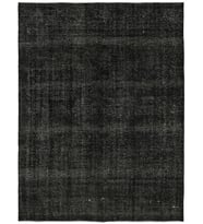 Gri Halı El Dokuma Vintage Tarz Melanje Görünümlü Şık Modern Salon Halısı Eskitme