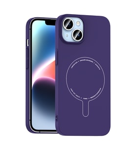 iPhone 14 / İphone 13 Kılıf M-Safe Şarj Özellikli Kamera Korumalı Elio Sert PC Kılıf
