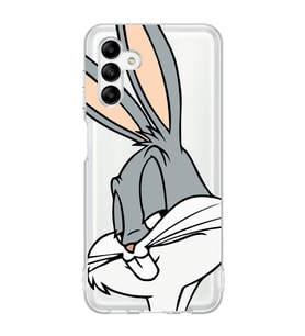 Samsung Galaxy A04S Uyumlu Bugs Bunny Desenli Şeffaf Telefon Kılıfı