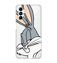 Samsung Galaxy A04S Uyumlu Bugs Bunny Desenli Şeffaf Telefon Kılıfı
