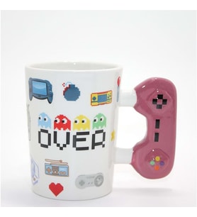Game Over Porselen Kupa Bardak Dekoratif Hediyelik