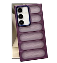 Galaxy S24 Kılıf Airmax Silikon Kapak - Derin Mor