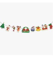 Dekoratif Simli Banner Yılbaşı New Year-