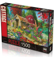KS Games Puzzle 1500 Parça Garden Shed 22004 Lisanslı Ürün