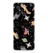 Xiaomi Redmi 12C Kılıf Silikon Desen Özel Seri Planet Animals 1771