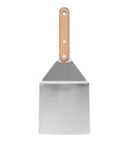IKEA Grilltider 30 cm Paslanmaz Çelik Izgara Hamburger Spatulası Ahşap Barbekü Mangal Spatulası