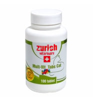 Zurich Veterinaire Kedi Multivitamin 100 Tablet