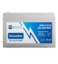 Sensation 12V Volt 160 Ah Jel Akü (Deep Cycle Jel Akü)