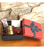 Kişiye Özel Isimli Gold Kupalı Set ( Premium,Hediye Kutusunda)
