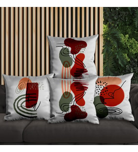 eJOYA Modern Tasarımlı 4'lü Yastık İçi Ve Kırlent Kılıfı 45cm 113707