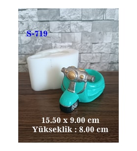 Motorsiklet Saksı Silikon Kalıp (S719)