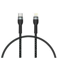 Zore Shira Serisi Type-C to Lightning PD Kablo 30cm (Siyah)