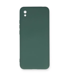 Xiaomi Redmi 9a Kılıf Nano İçi Kadife Silikon - Koyu Yeşil
