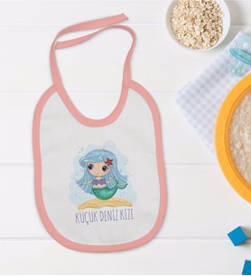 BK Kids Pembe Bebek Mama Önlüğü - Model 162