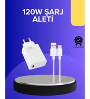 120 Watt Hızlı Şarj Adaptörü Samsung S20 S21 S22 S23 Uyumlu