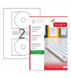 Tanex Laser Etiket Cd Kod 2116 116mm x 41mm