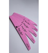Lexroo 5 Adet Protez Tırnak Törpüsü 100/180 Yıkanabilir, Kağıt törpü, Nail File, Nail Art