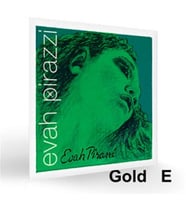 Pirastro 419521 Keman Tel Seti - Evah Pirazzi (altın E-mi) 4/4 Kemanlarla Tam Uyumlu (profesyonel - Standart Seri)  Yeşil Paket Serisi, Altın Kaplama Çelik E Teli İle Parlak Ve Baskın Tizler  Ölçü: 4/4 Kemanlar İçin (4'lü Tam Takım Set)
