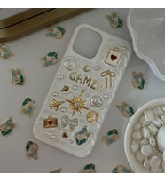 Kişiye Özel İsimli El Yapımı Charm Telefon Kılıfı - iPhone modelleri için uyumlu