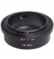 Sony E Mount Ve NEX İçin Canon FD Lens Adaptörü (Siyah)