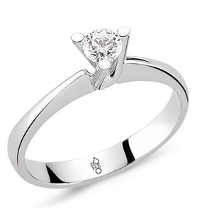 Romeo Pırlanta 0.23 Ct Tektaş Yüzük RM20060 (Çok Renkli)