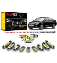 Volkswagen Passat B6 LED İç Aydınlatma Ampul Seti FEMEX Parlak Beyaz