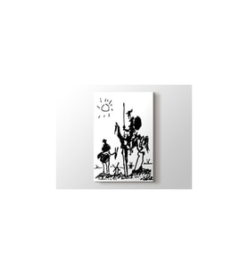 DBSanatevi Pablo Picasso - Don Quixote Tablo 40 X 30 Cm