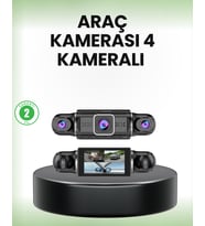 GPS’li 4 Kameralı Araç İç Dış Kayıt Sistemi 1080P WiFi Destekli