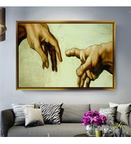Altın Çerçeveli dekoratif tablo a976 (Gold)