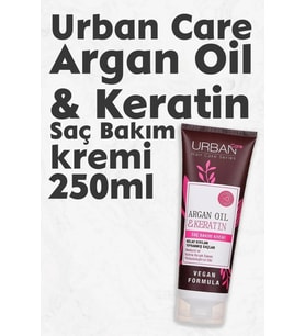 Urban Care Argan Oil Ve Keratin Bakım Kremi 250 ml
