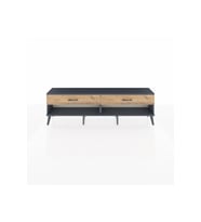 Arges TV Ünitesi 2 Çekmeceli  176x30x51 Antrasit-Antrasit/Çam
