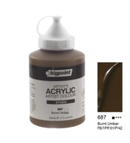 Bigpoint Akrilik Boya 500 ml Burnt Umber 687