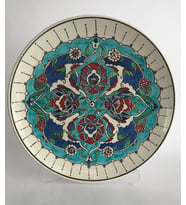 DEKORATİF SERAMİK TABAK-30 CM'LİK