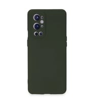 One Plus 9 Pro Kılıf Nano İçi Kadife Silikon - Koyu Yeşil