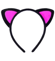 Sevimli Kedi Kulak Pofuduk Kedi Taç Şeker Pembe (Karışık)
