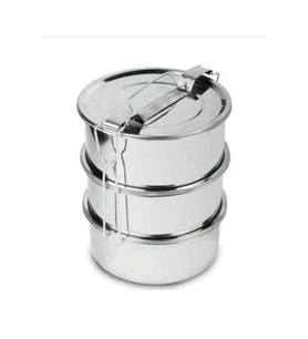 Paslanmaz Sefer Tası 3lü 12CM No: 1
