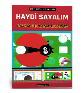 Cırt Cırtlı Haydi Sayalım (Sayma-Toplama-Çıkarma) YAZ-SİL Kitabı