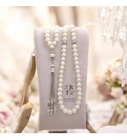 Sedef Taşı 99'luk Dua Tesbihi 6 mm