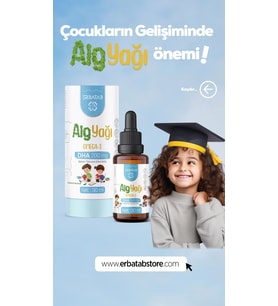 Erbatab Alg Yağı Omega 3 30 ml
