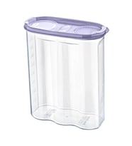 Mcg® 2 Kapaklı Ölçekli Erzak Kuru Gıda Saklama Kutusu Kabı 2,4 Litre-SA940