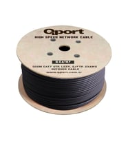 QPORT Q-CATO7 S/FTP 23AWG 500m CAT7 SİYAH KABLO (HALOGEEN FREE) FULL BAKIR