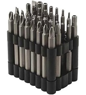 W 2232, Bits Uç Seti, Siyah/Gri, 32 Parça