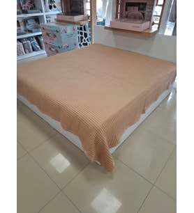 ETEHOMETEX HAVUZLU PİKE ÇİFT KİŞİLİK 220X240CM BEJ 8696474231656