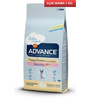 Advance Puppy Sensitive Somonlu Hassas Yavru Köpek Maması 1 Kg AÇIK