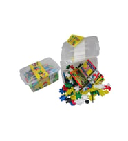 Matrax Oyuncak Flexy Tangles Lego 150 Parça Yapım Seti Saklama Kabında