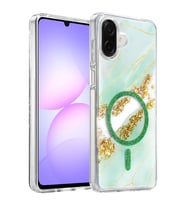 Northcity Onegif Samsung Galaxy A07 4G Uyumlu Lotus Simli Magsafe Kapak - Yeşil